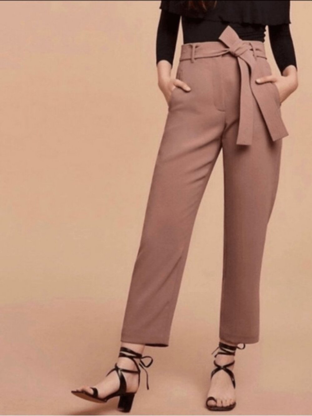 Wilfred Cropped Pants in Mauve